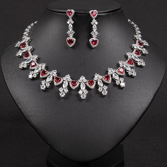Fashionable Personalized And Creative Necklace And Earrings For Women
