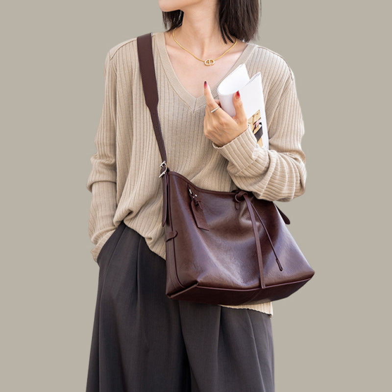Women’s Stylish Casual High-Capacity Shoulder Bag Large Daily Tote