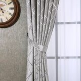 Solid Color Modern Light Luxury Chenille Blackout Curtains for Living Room