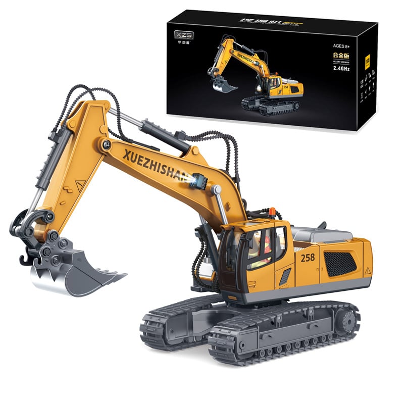 Remote Control Alloy Construction Vehicle Toy Set