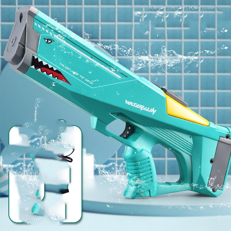 Shark Automatic Electric Water Gun – High-Pressure Summer Beach & Pool Toy