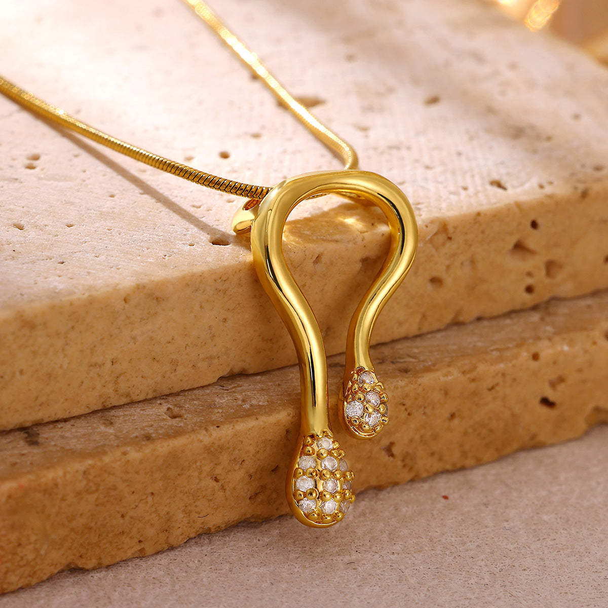 New U-shaped Fairy Clavicle Necklace