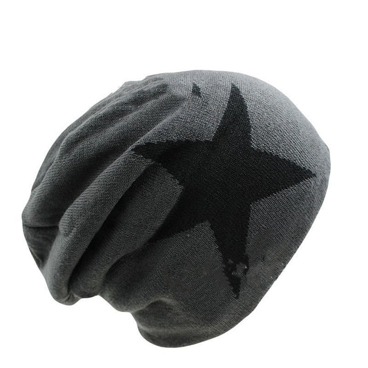 Winter Knitted Hood Wind beanie Cap