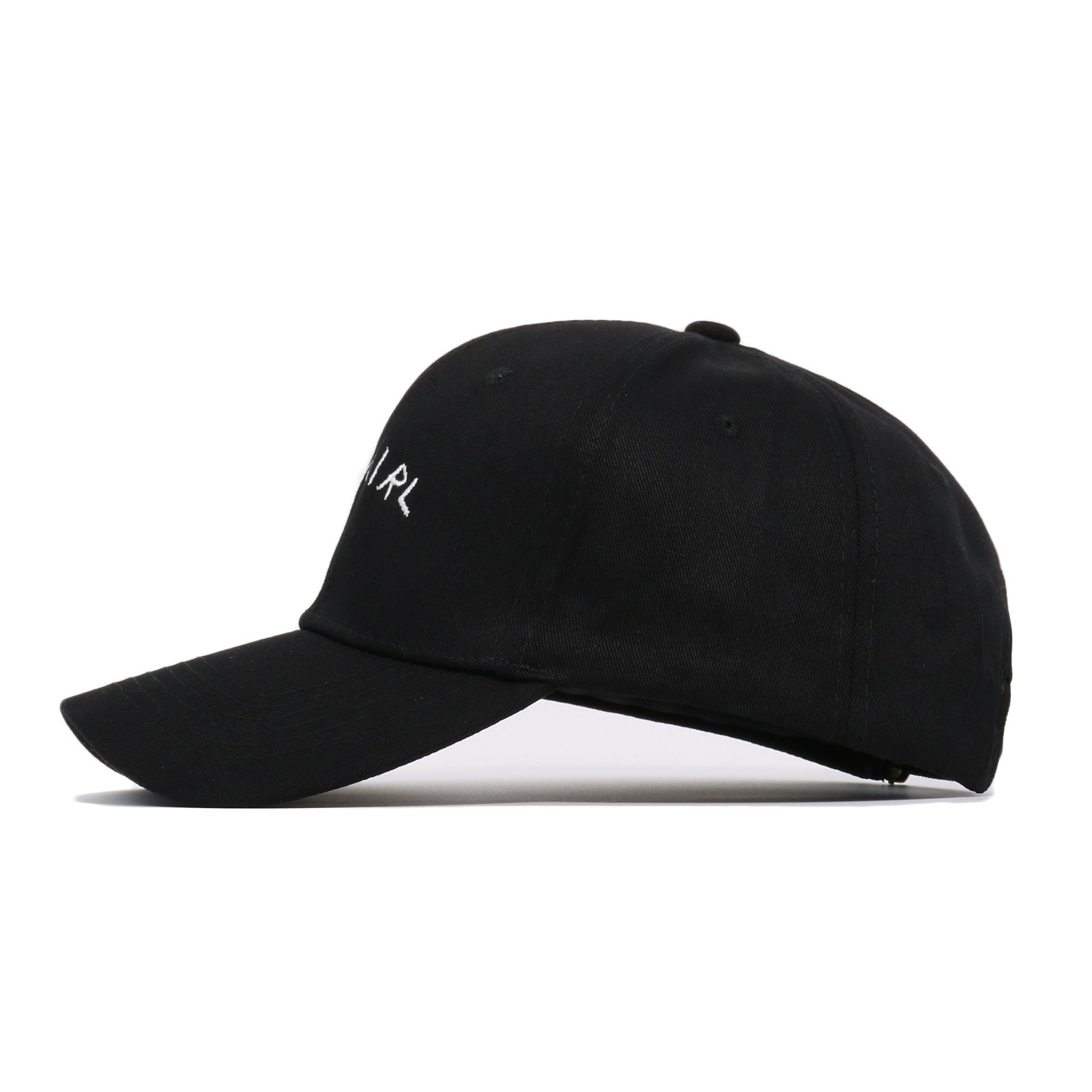 BABYGIRL Letter Embroidered Baseball Cap – Girls' Spring Outdoor Sun Visor