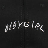 BABYGIRL Letter Embroidered Baseball Cap – Girls' Spring Outdoor Sun Visor