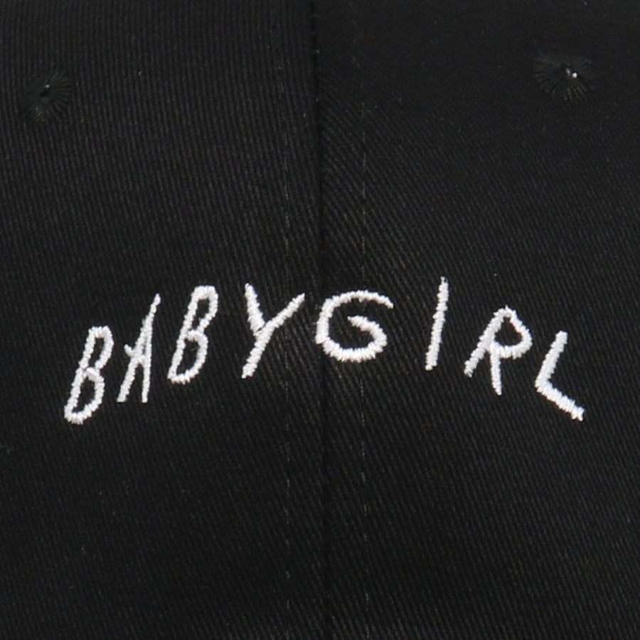 BABYGIRL Letter Embroidered Baseball Cap – Girls' Spring Outdoor Sun Visor