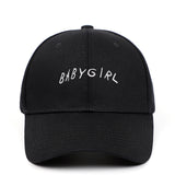 BABYGIRL Letter Embroidered Baseball Cap – Girls' Spring Outdoor Sun Visor