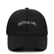 BABYGIRL Letter Embroidered Baseball Cap – Girls' Spring Outdoor Sun Visor