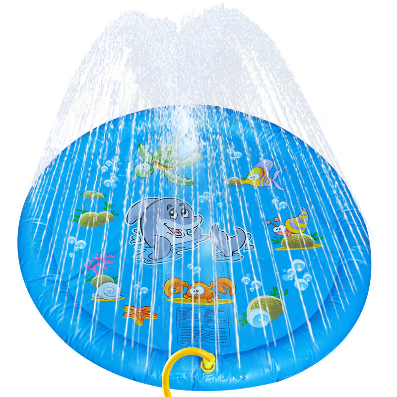 Non-Slip Splash Pad for Kids and Pets – Outdoor Summer Water Fountain Play Mat