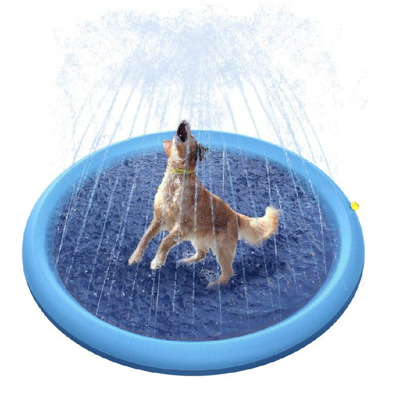 Non-Slip Splash Pad for Kids and Pets – Outdoor Summer Water Fountain Play Mat