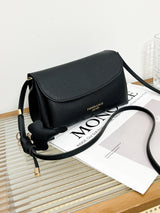 Versatile Soft Shoulder Fashionable Solid Colour Casual Bag for Women
