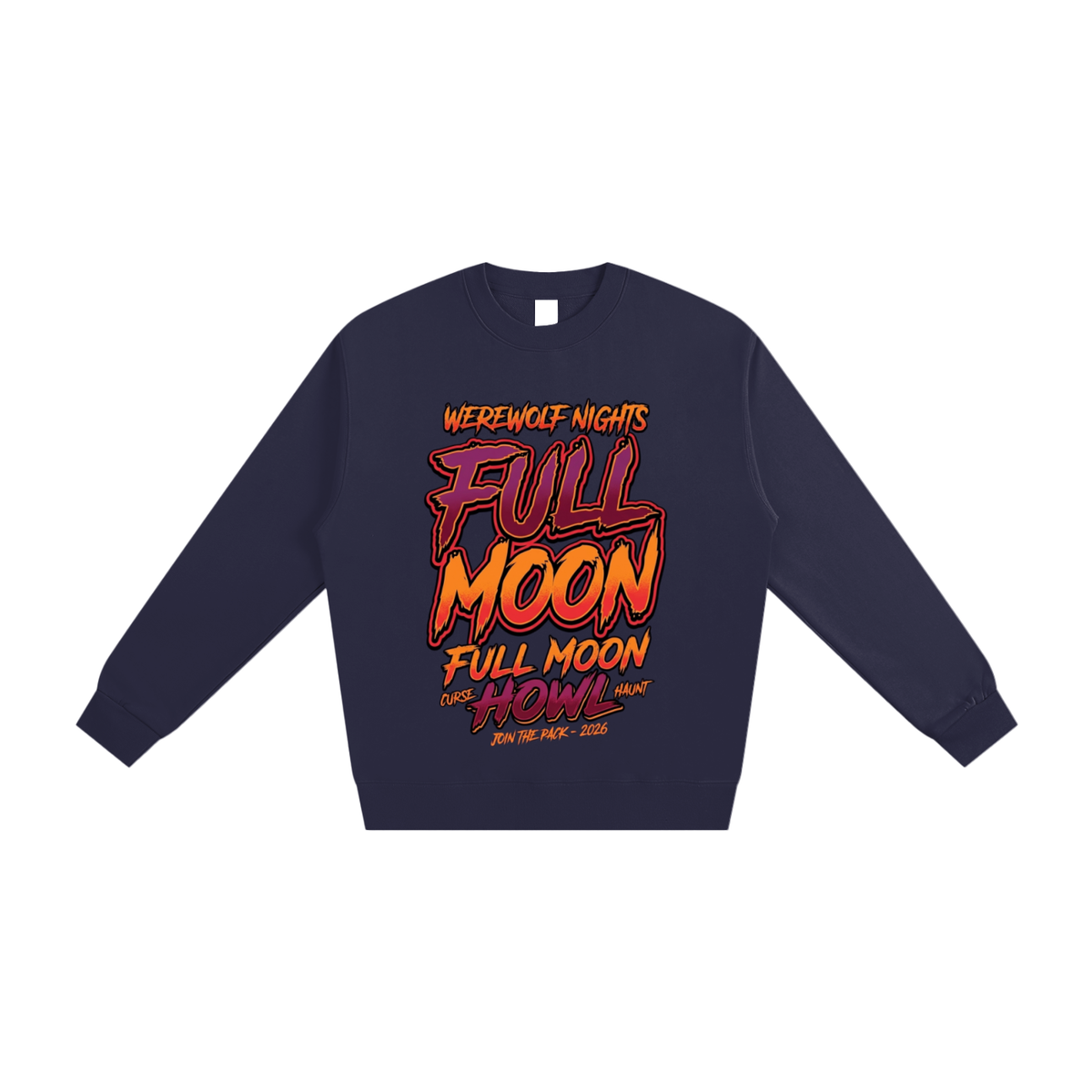 Sweatshirt Full Moon Theme Halloween