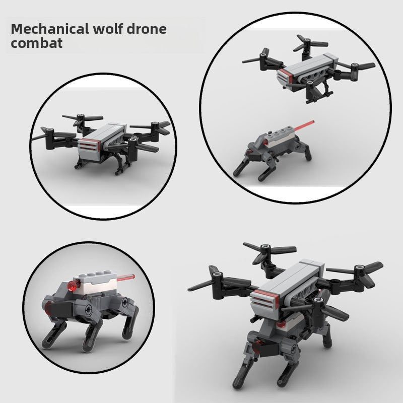 Robot Dog Fighter Assembled Model Toy DIY Mechanical Cyber Beast Set