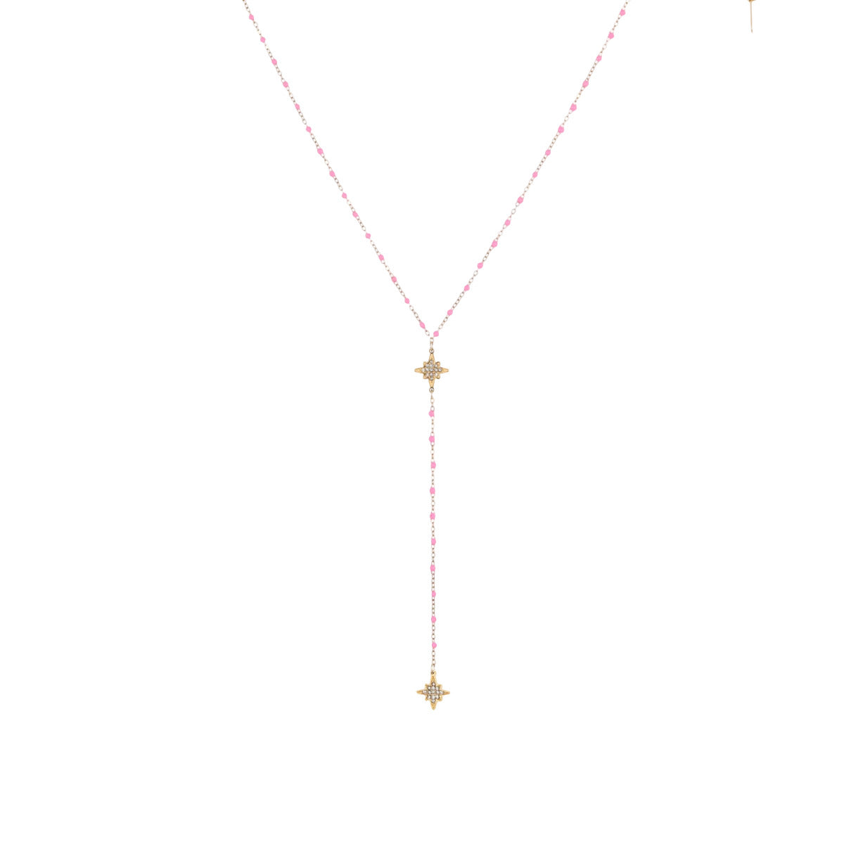 Stainless Steel Tassel Pendant Necklace For Women