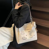 Versatile Commuter-Friendly Large-Capacity Stylish Tote Bag for Women