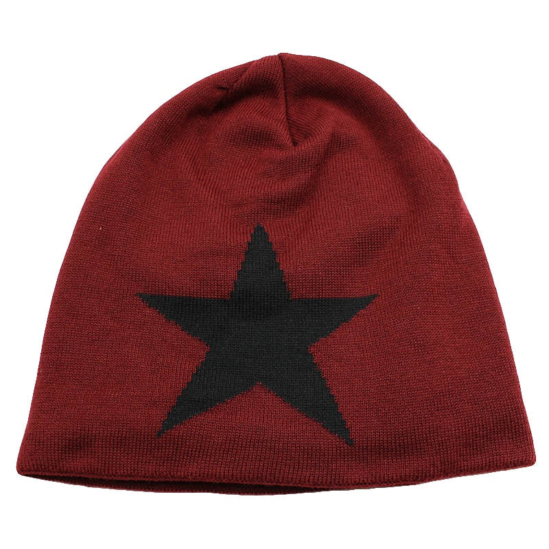 Winter Knitted Hood Wind beanie Cap