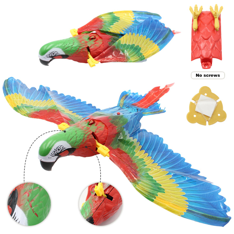 Interactive Hanging Flying Bird Cat Toy – Electric Simulation Eagle for Kittens