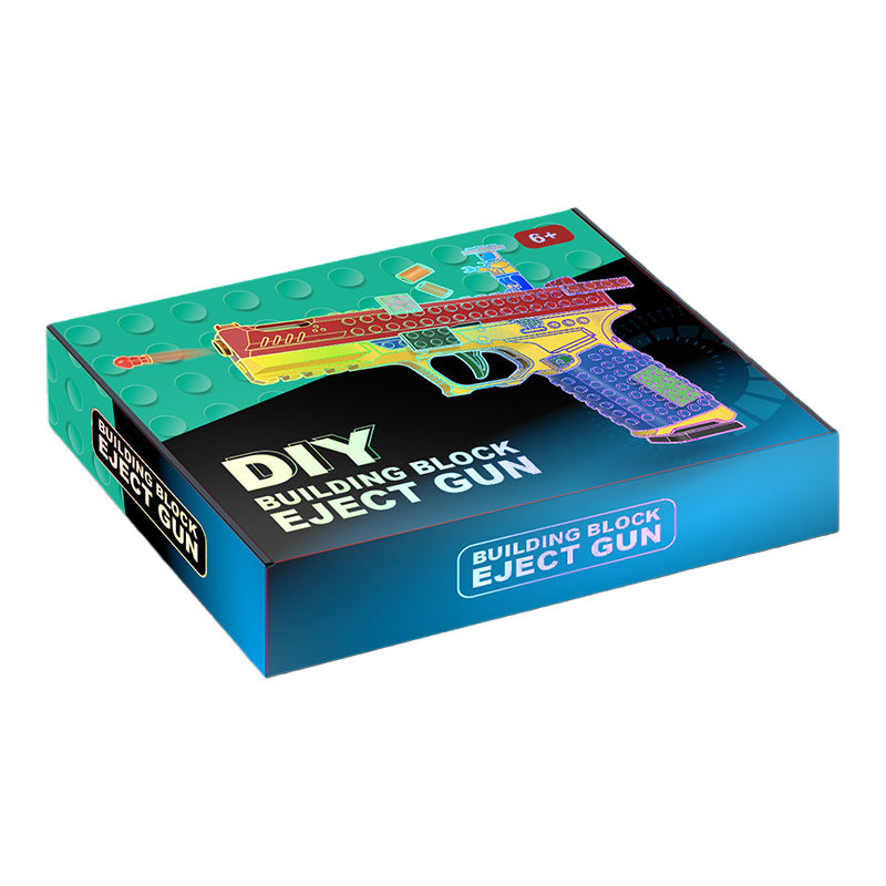 Building blocks children's toy gun
