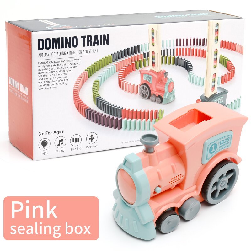 Electric Domino Train Toy – Automatic Domino Laying Set for Toddlers