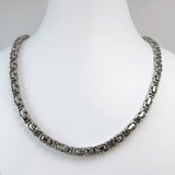 Handmade Stainless Steel Single-link Square Chain
