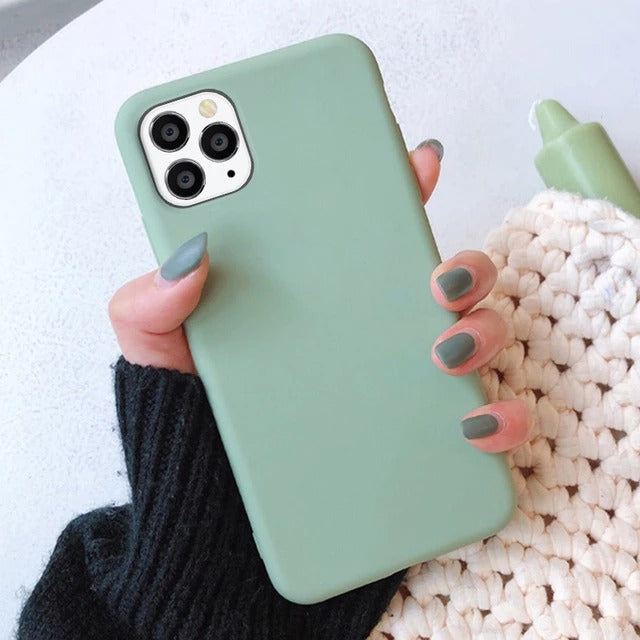 Slim Frosted Matte Protective iPhone Case