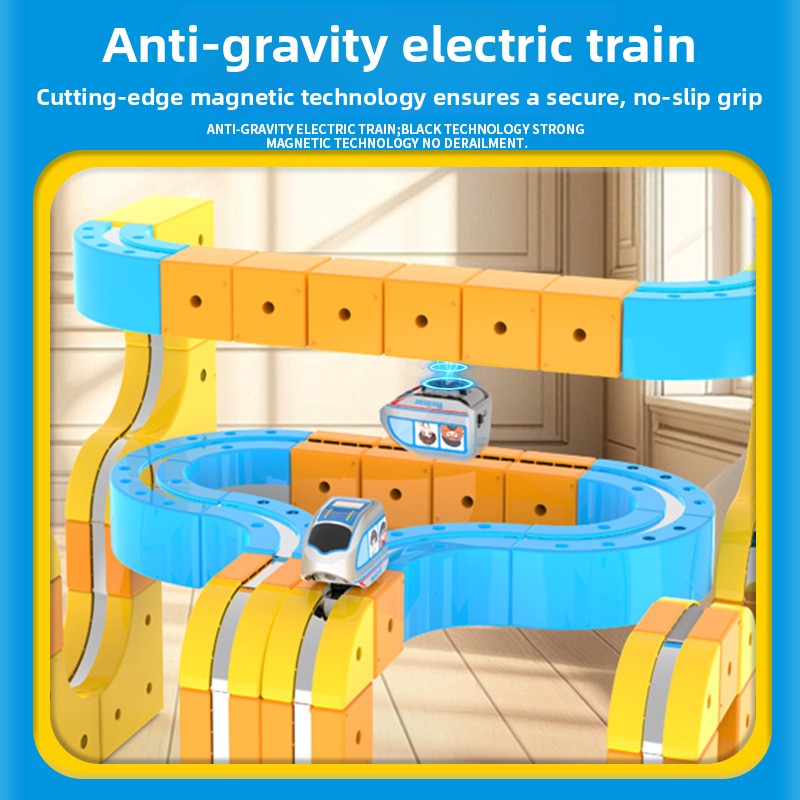 Magnetic Educational Train Toy Set Wooden Number Learning Train