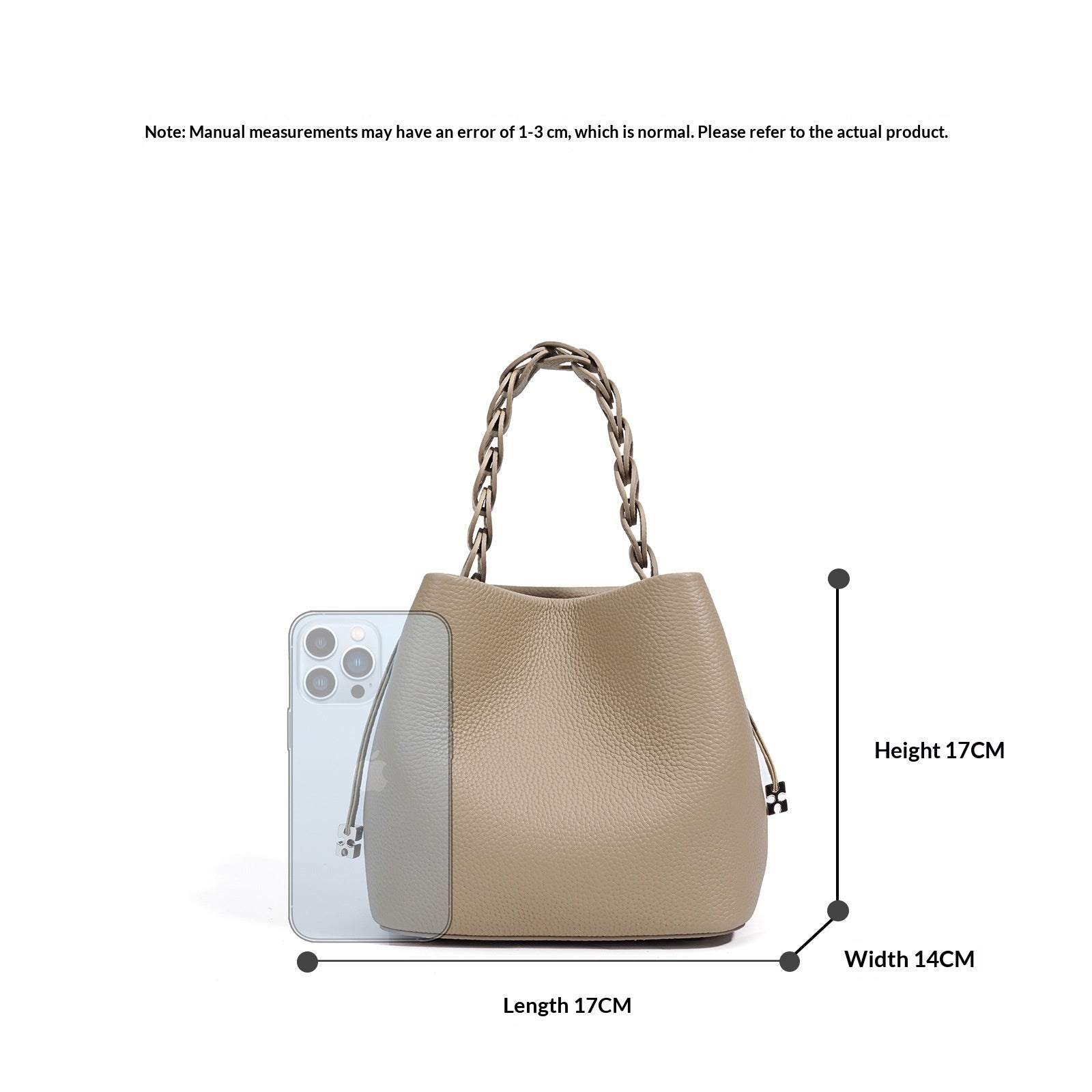 Spring New Arrival Top-Grain Genuine Leather Crossbody Bag for Women
