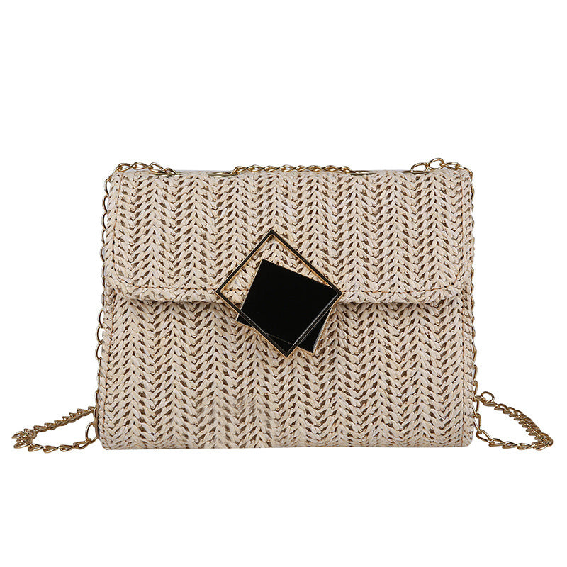 Trendy Korean Small Square Chain Crossbody Bag for women
