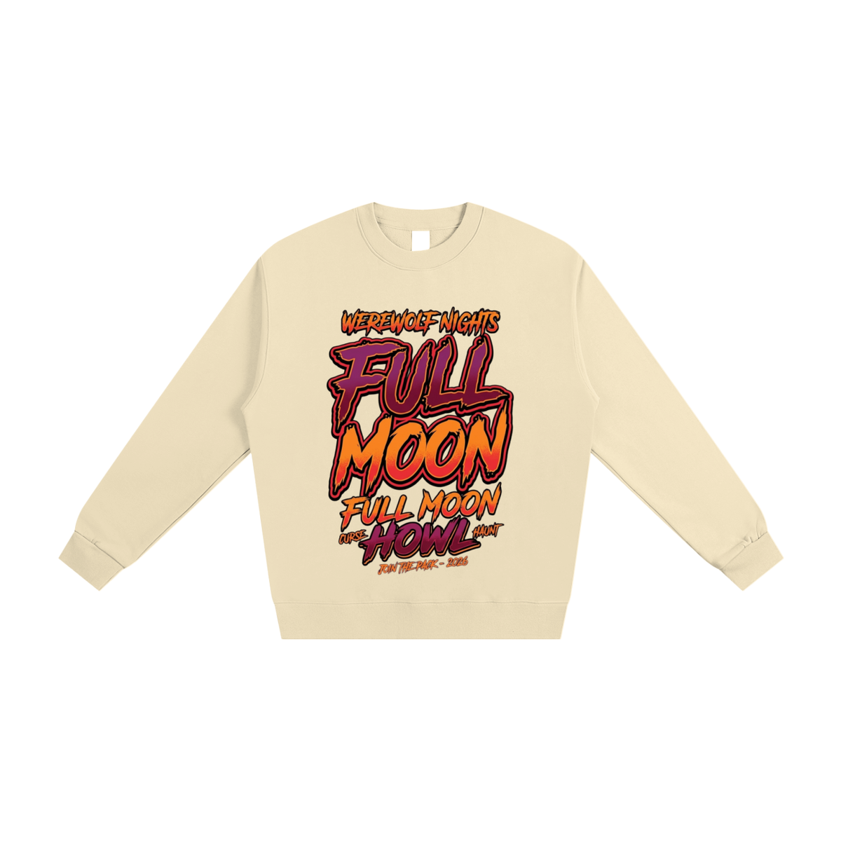 Sweatshirt Full Moon Theme Halloween