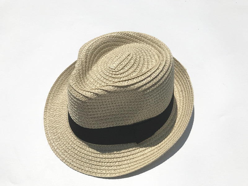 Girls' Korean Style Straw Sun Hats – Breathable Baby Summer Beach Hats