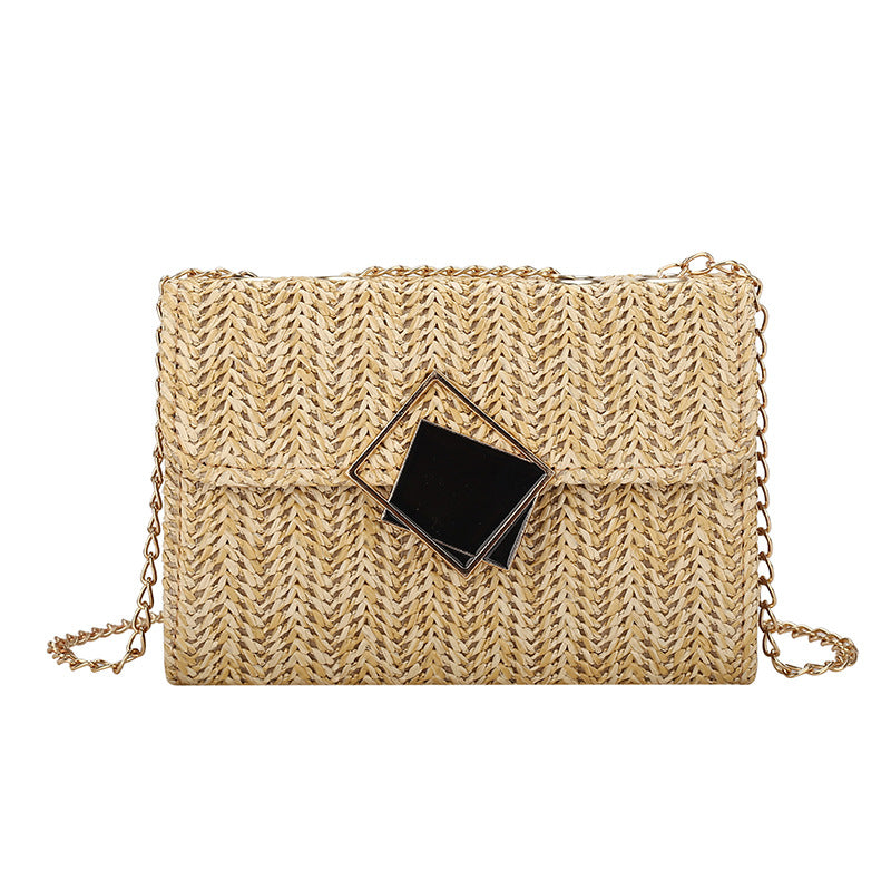 Trendy Korean Small Square Chain Crossbody Bag for women