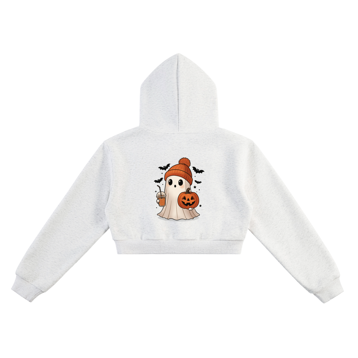 Essential Cropped Hoodie 'Peek A Boo!!!' Halloween