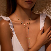 Stainless Steel Tassel Pendant Necklace For Women