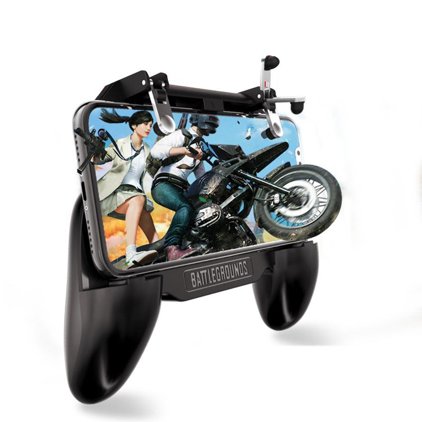 5-in-1 mobile gaming controller with built-in cooling fan and integrated power bank