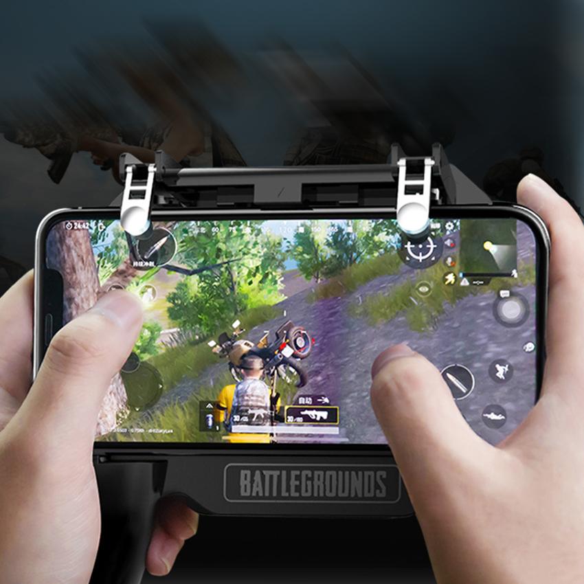 5-in-1 mobile gaming controller with built-in cooling fan and integrated power bank