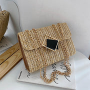 Trendy Korean Small Square Chain Crossbody Bag for women