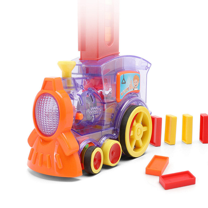 Electric Domino Train Toy – Automatic Domino Laying Set for Toddlers