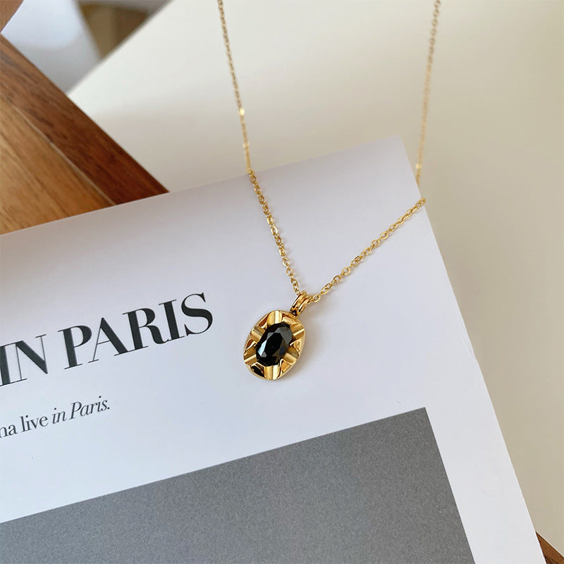 18K Gold-Plated Niche Luxury Pearl and Rice-Bead Choker