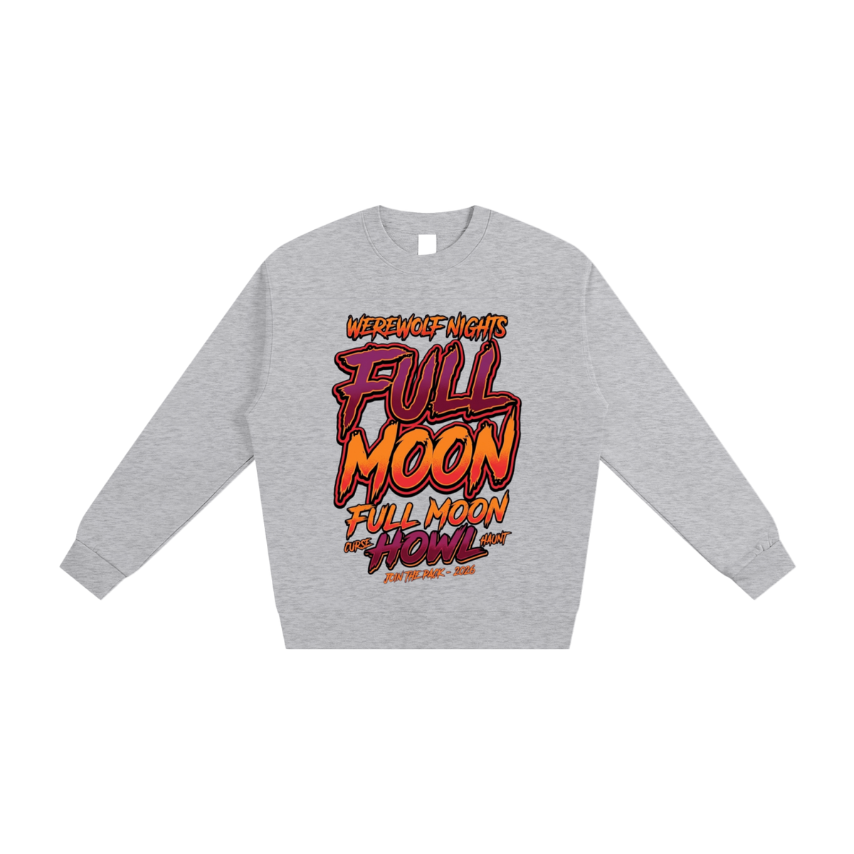 Sweatshirt Full Moon Theme Halloween