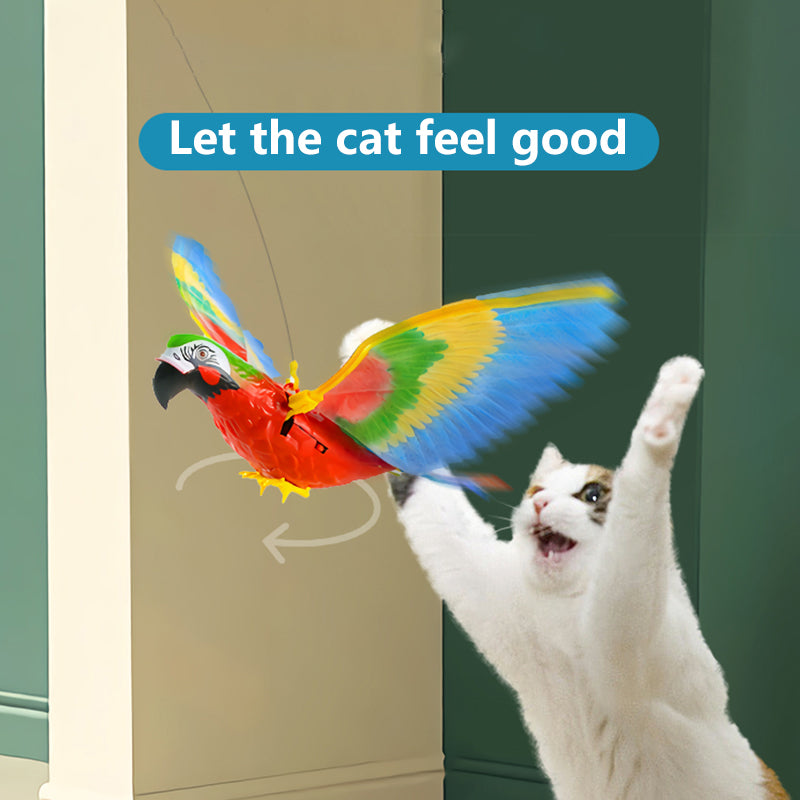 Interactive Hanging Flying Bird Cat Toy – Electric Simulation Eagle for Kittens