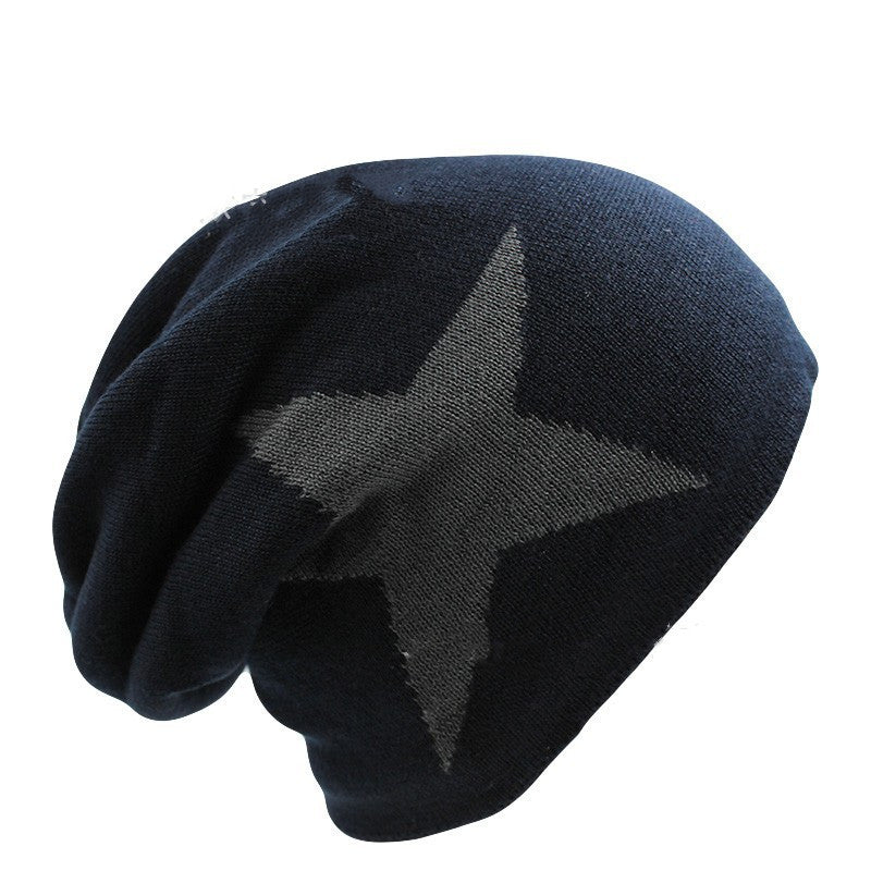 Winter Knitted Hood Wind beanie Cap