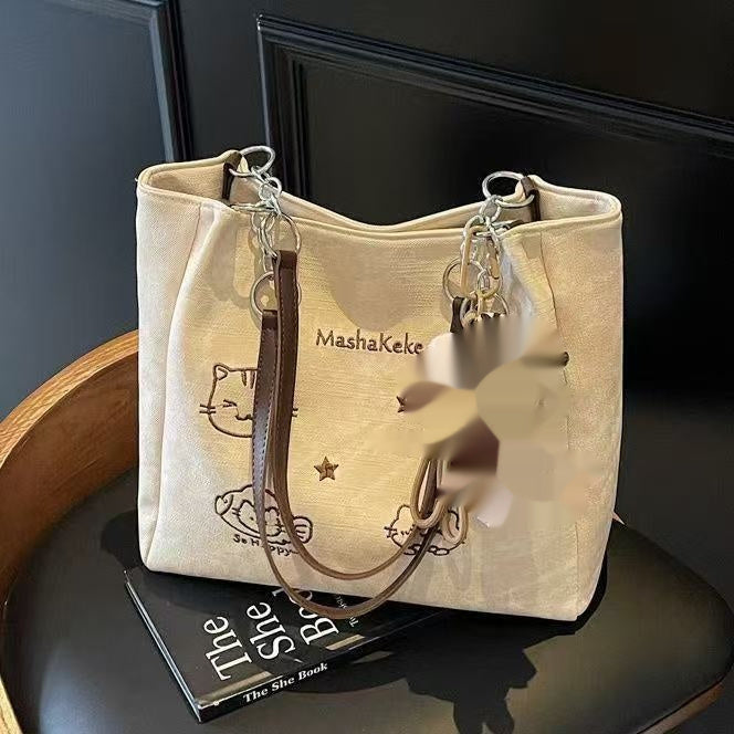 Versatile Commuter-Friendly Large-Capacity Stylish Tote Bag for Women