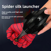 Spider-Man Electric Silk Launcher Toy Automatic Reel-In Web Shooter Gauntlet