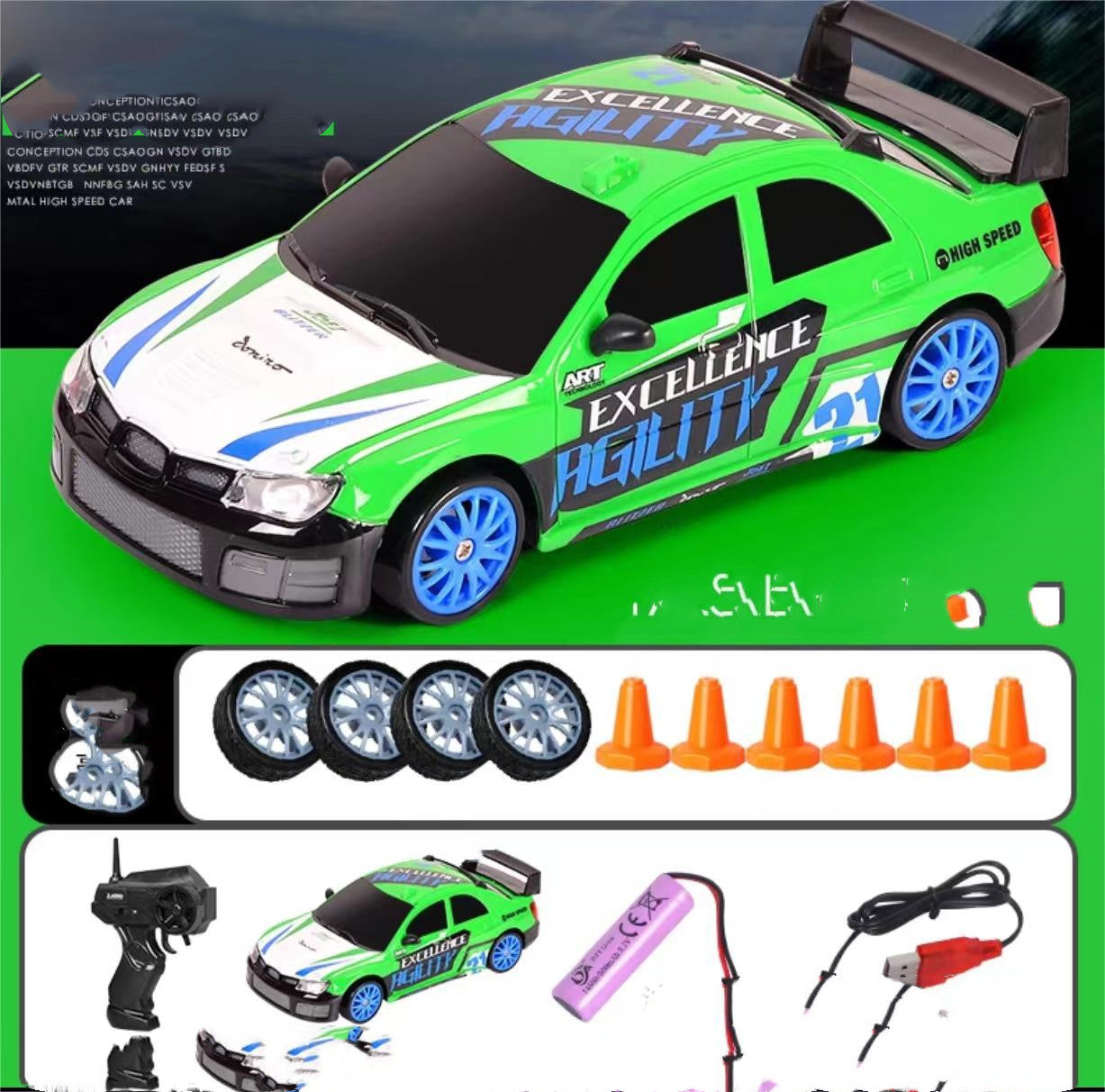 2.4G 4WD RC Drift Car – GTR & AE86 Remote Control Racing Models for Kids