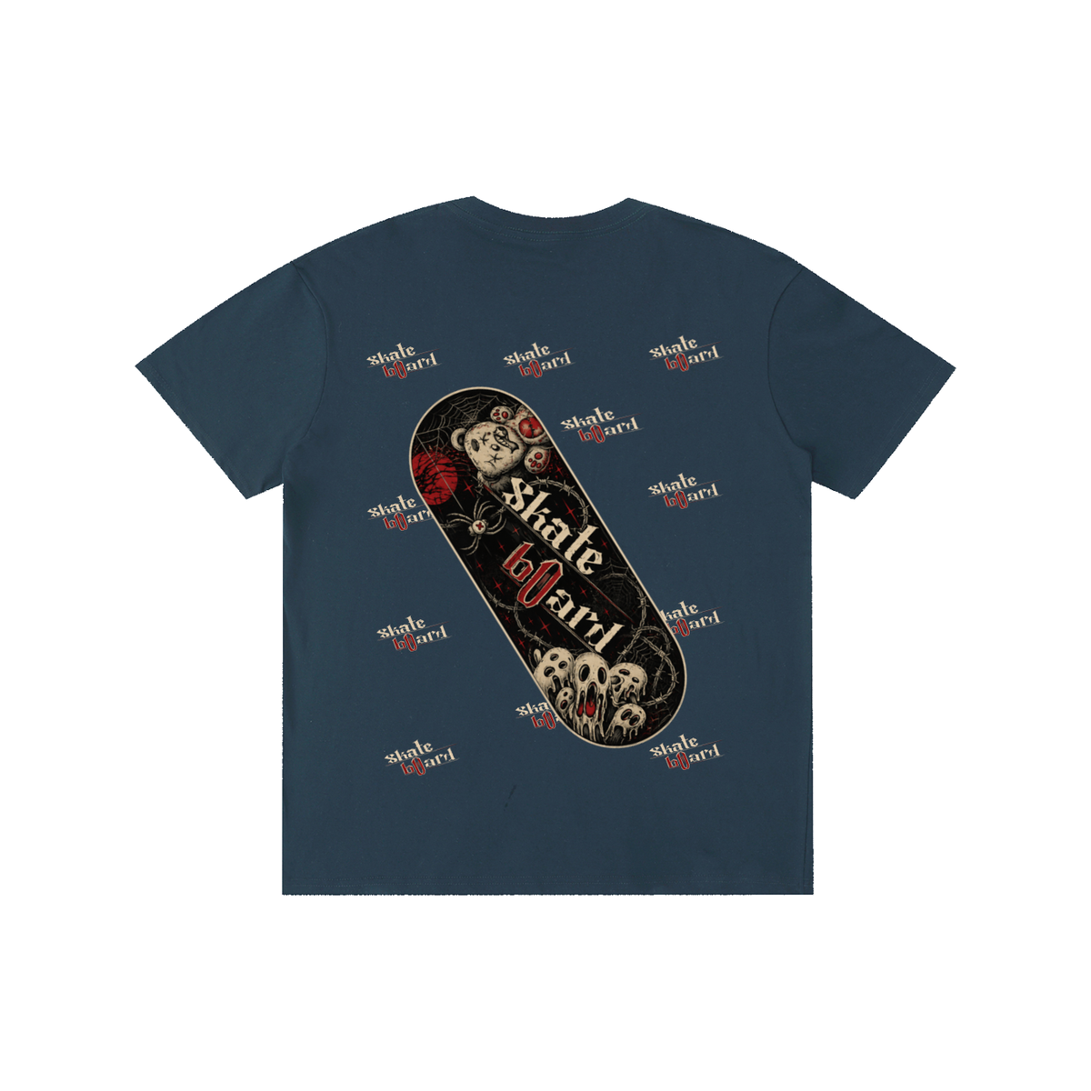 unisex halloween skate board t shirt