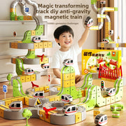 Magnetic Educational Train Toy Set Wooden Number Learning Train