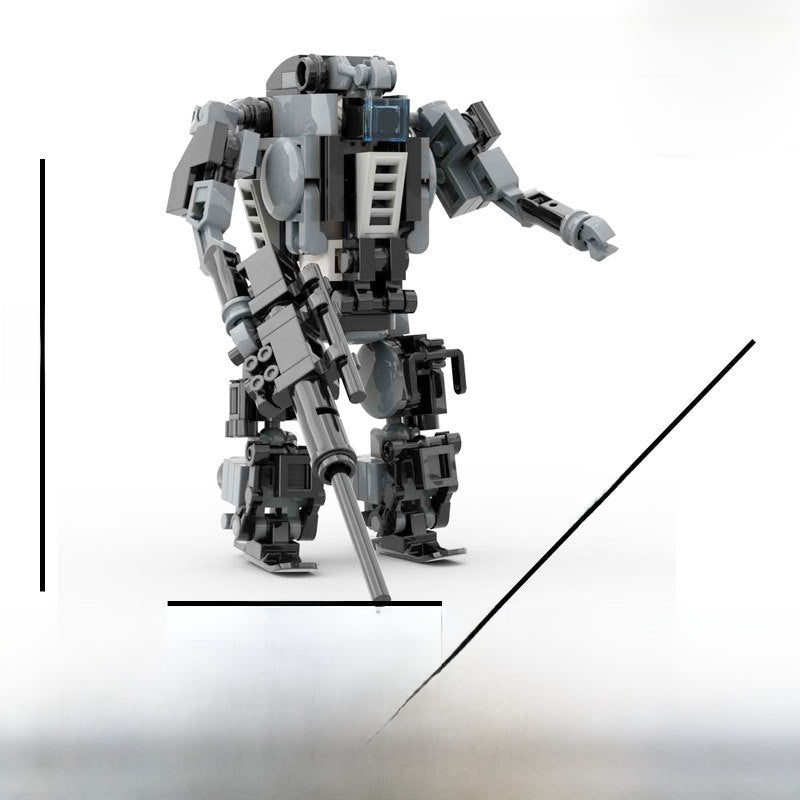 Robot Dog Fighter Assembled Model Toy DIY Mechanical Cyber Beast Set