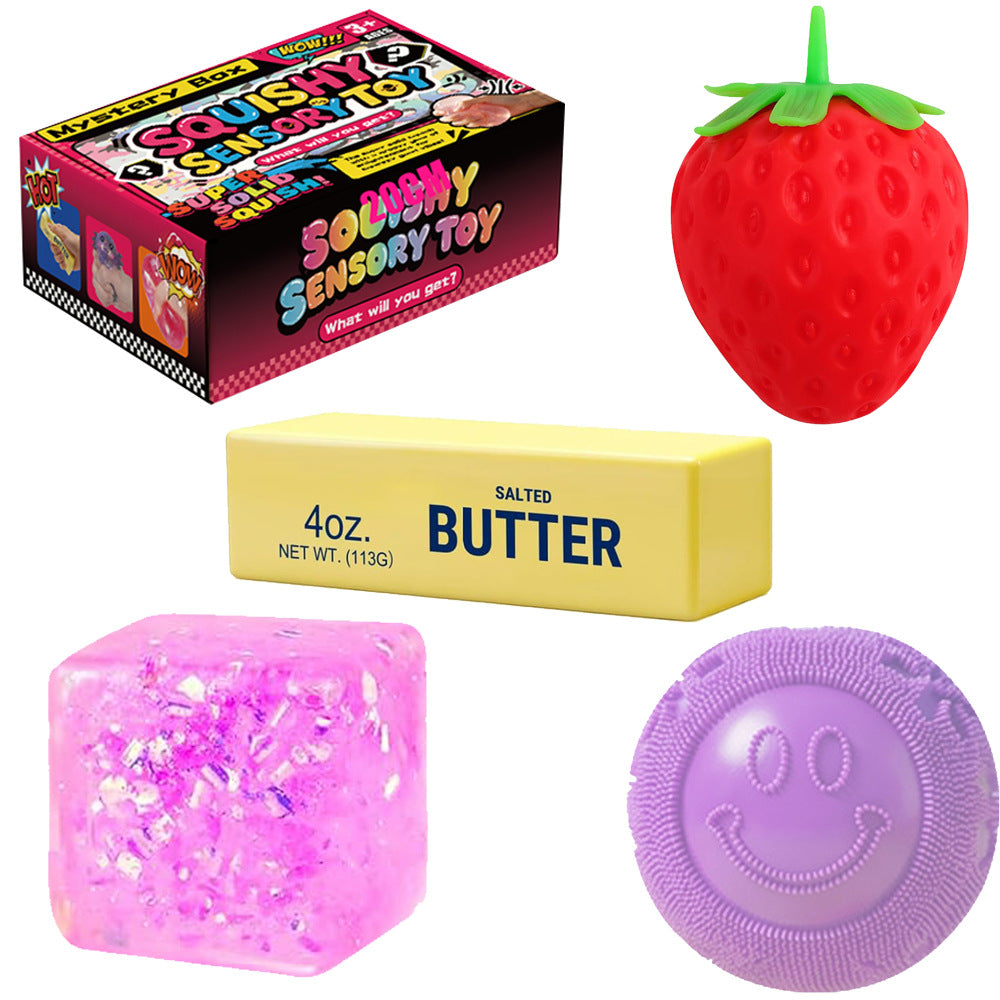 Slow Rebound Squishy Stress Relief Toys Squeeze Sensory Fidget Toy