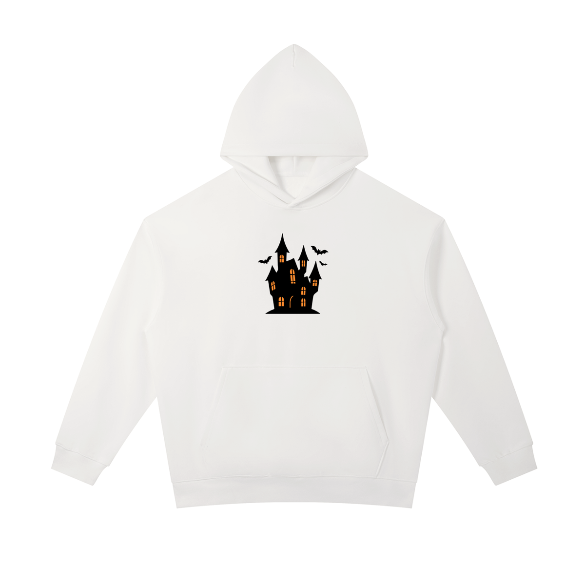 Hoodie Skeleton In Window Halloween