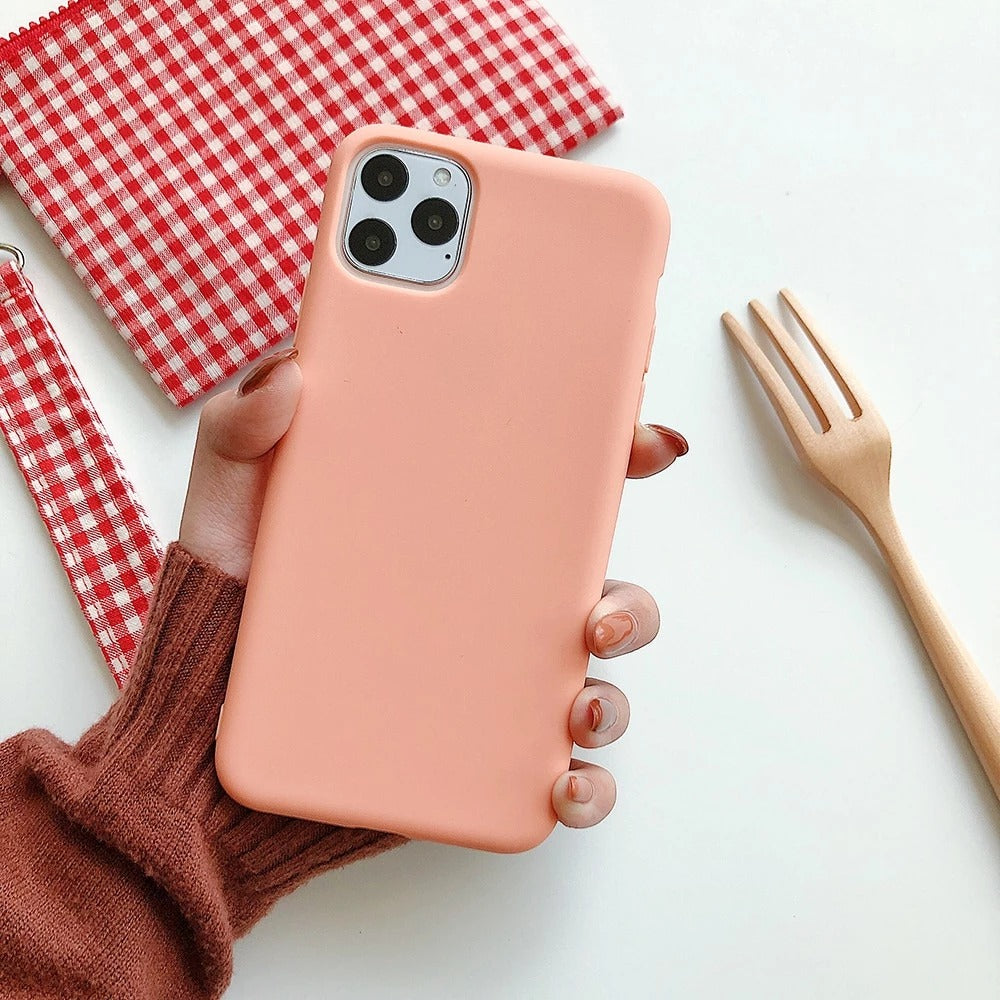 Slim Frosted Matte Protective iPhone Case
